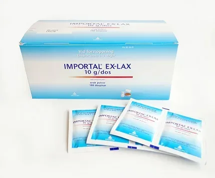Importal Ex-Lax oralt pulver 10 g 100 st Importal