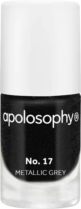 Apolosophy Nail Polish 4,5 ml Metallic Grey Apolosophy