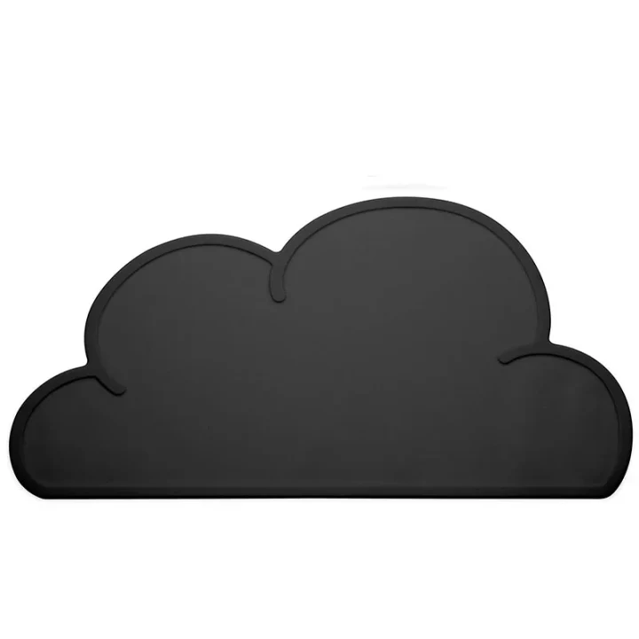 KG Design Underlägg Moln Svart Silikon 48 x 30 cm KG Design
