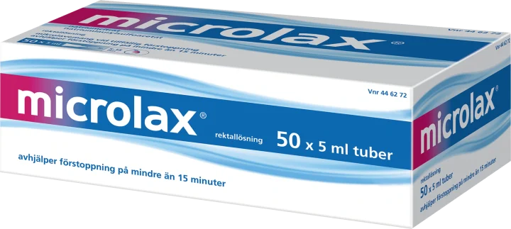 Microlax rektallösning tub 50x5ml Microlax
