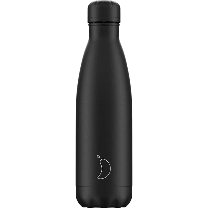 Chilly's Bottle Monochrome All Black 500 ml Chillys