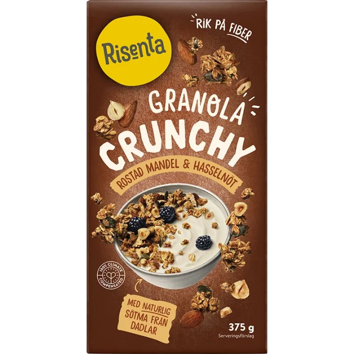 Risenta Granola Mandel Hasselnöt 375 g Risenta