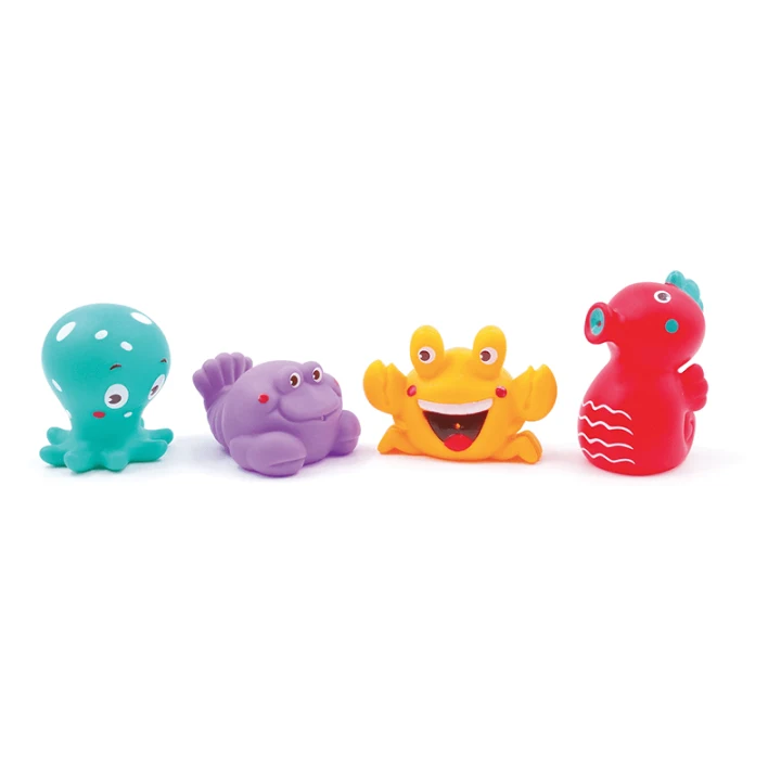 LUDI Badleksaker Havsdjur 4 st Ludi