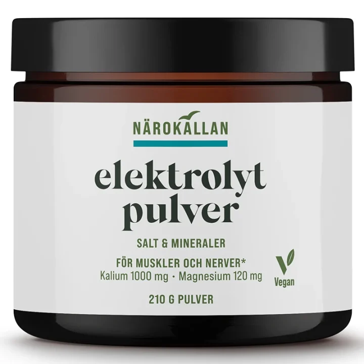 Närokällan Elektrolytpulver Citron 210 g Närokällan