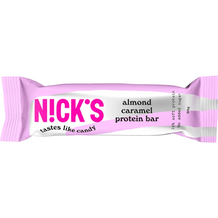 NICK'S Protein Bar Almond Caramel Nicks