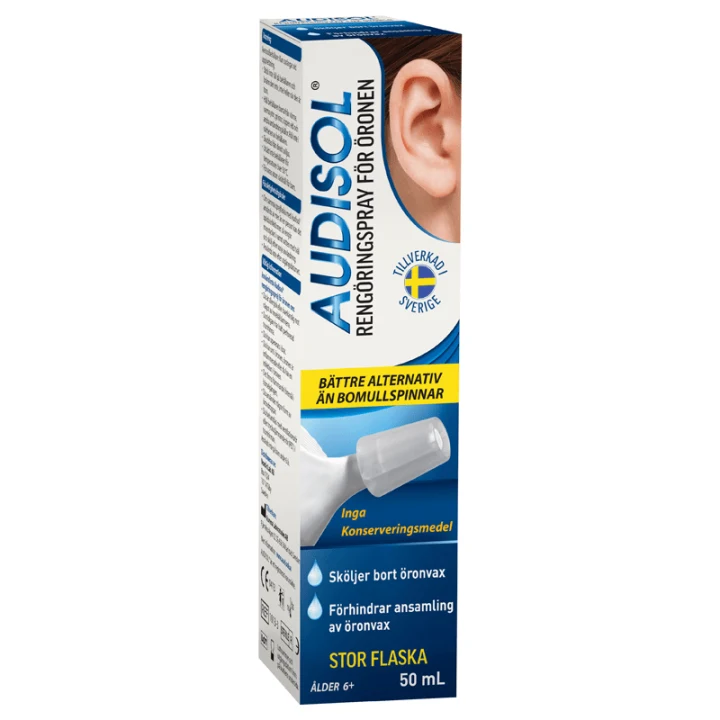Audisol Rengöringspray Öron 50 ml Audisol