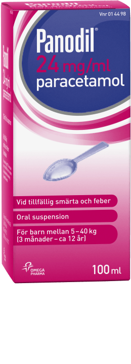 Panodil oral suspension 24 mg/ml 100 ml Panodil