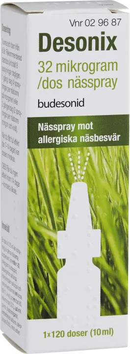 Desonix nässpray 32 µg/dos 120 doser Desonix