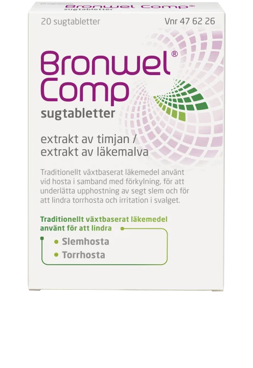 Bronwel Comp Sugtabletter 20 st Bronwel