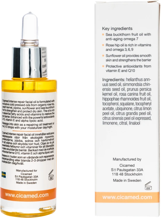 Cicamed Organic Science Intense Repair Facial Oil 30 ml Cicamed