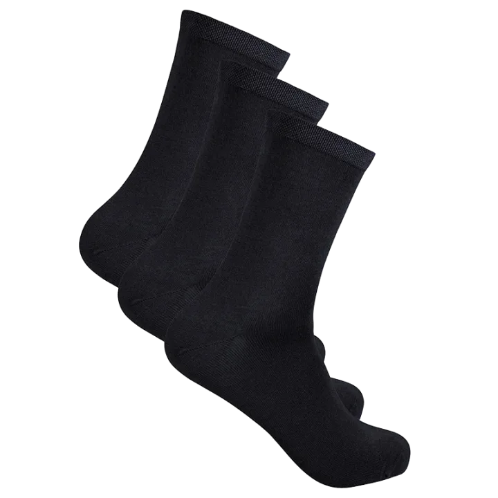 Life Wear Bambustrumpa med Komfortresår 3-pack Svart 40-42 Life Wear