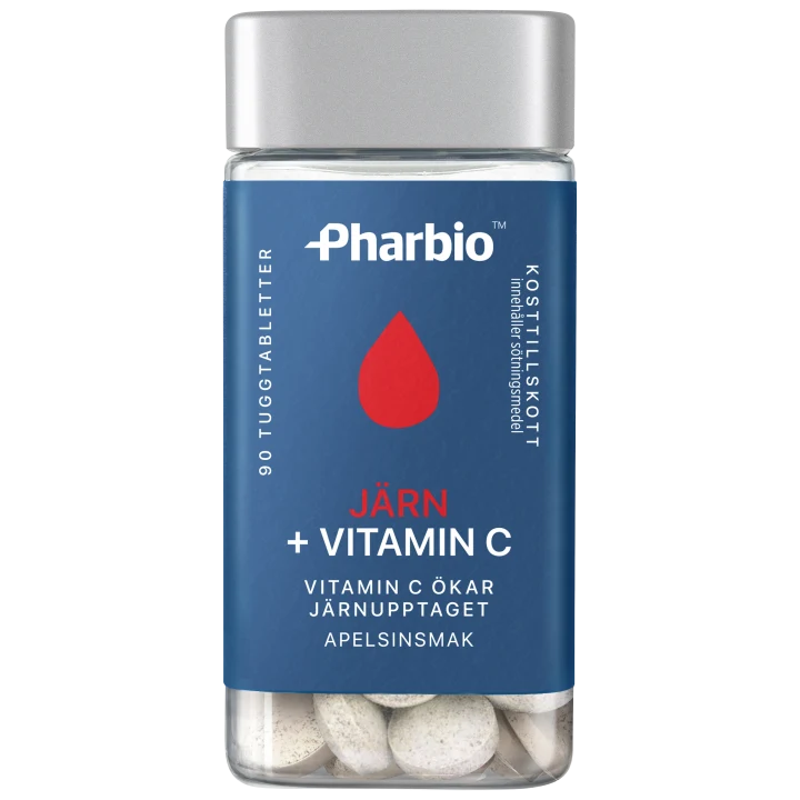 Pharbio Järn + Vitamin C 90 st Pharbio