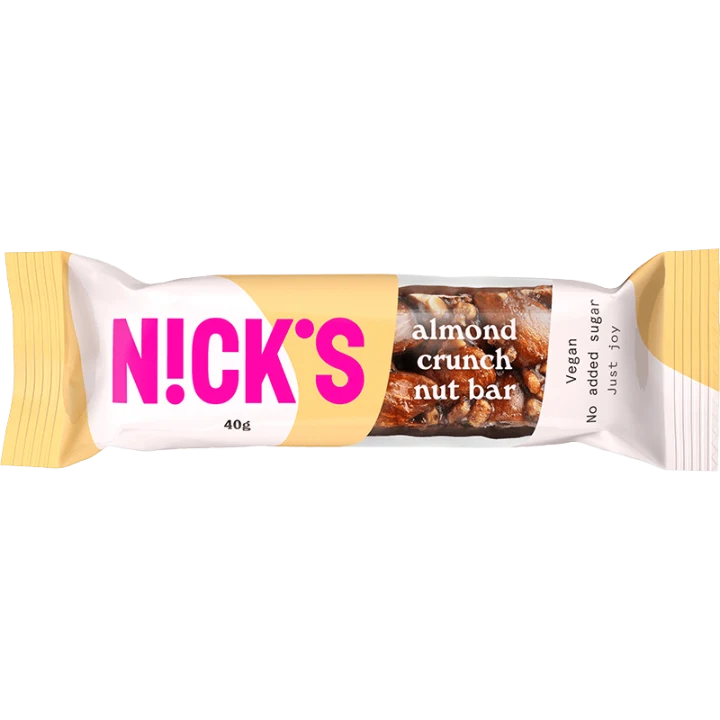 NICK'S Nut Bar Almond Crunch 40 g Nicks