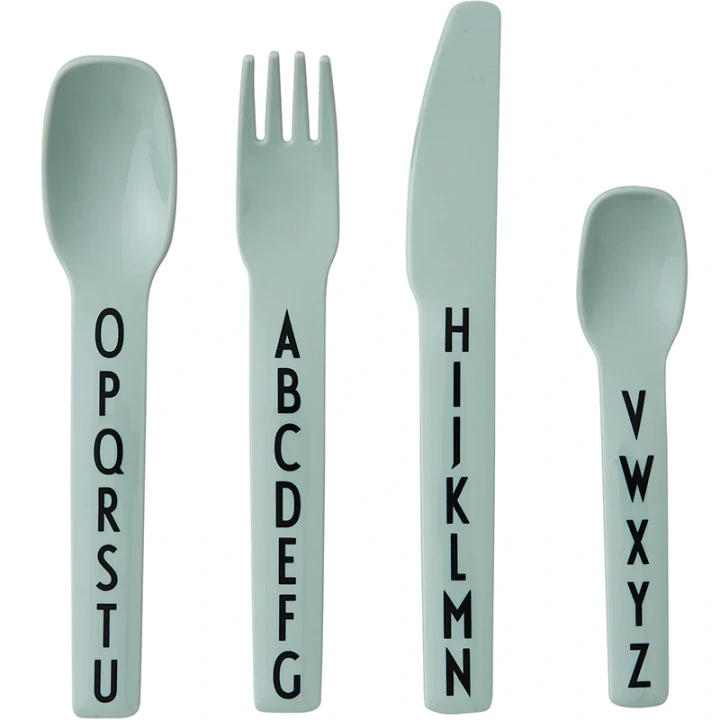 Design Letters Kids Cutlery  Green Designletters