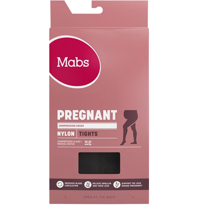 Mabs Nylon Tights Black Pregnant 1 par M Mabs