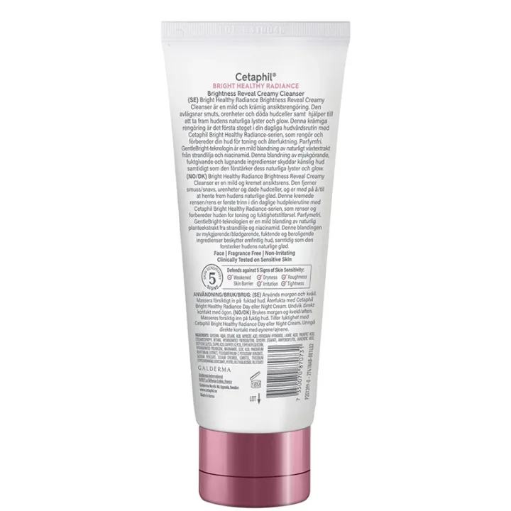 Cetaphil Brightness Reveal Creamy Cleanser 100 g Cetaphil