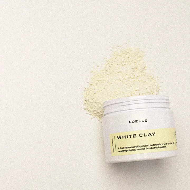 Loelle Moroccan Rhassoul Clay White Sensitive Skin 150 g Loelle