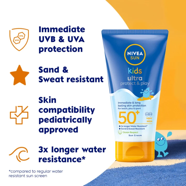 Nivea Sun Kids Ultra Protect & Play SPF 50+, 150 ml Nivea
