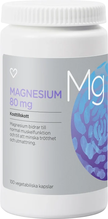 Hjärtats Magnesium 80 mg Kapsel 100 st Hjärtats