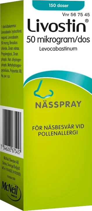 Livostin nässpray 50 µg/dos 15 ml Livostin