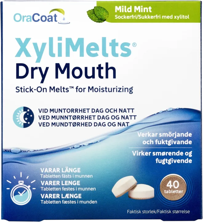 XyliMelts Munfukttablett 40 st XyliMelts
