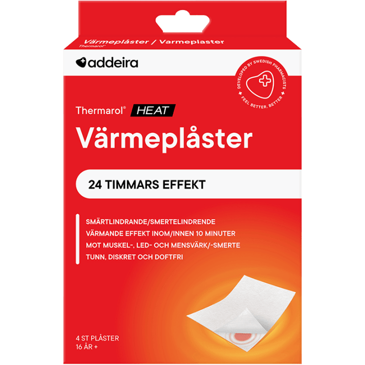 Addeira Thermarol Smärtlindrande Värmeplåster 4 st Addeira