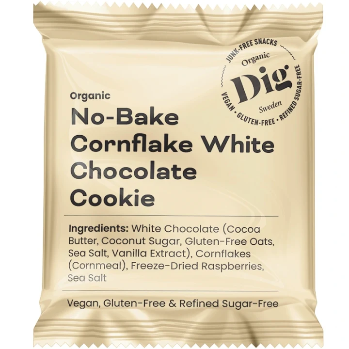 Dig No-Bake Cornflake White Chocolate Cookie 30 g Dig