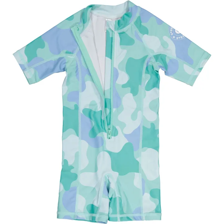 Geggamoja UV Dräkt Camo 50+ Mint 98/104 Geggamoja