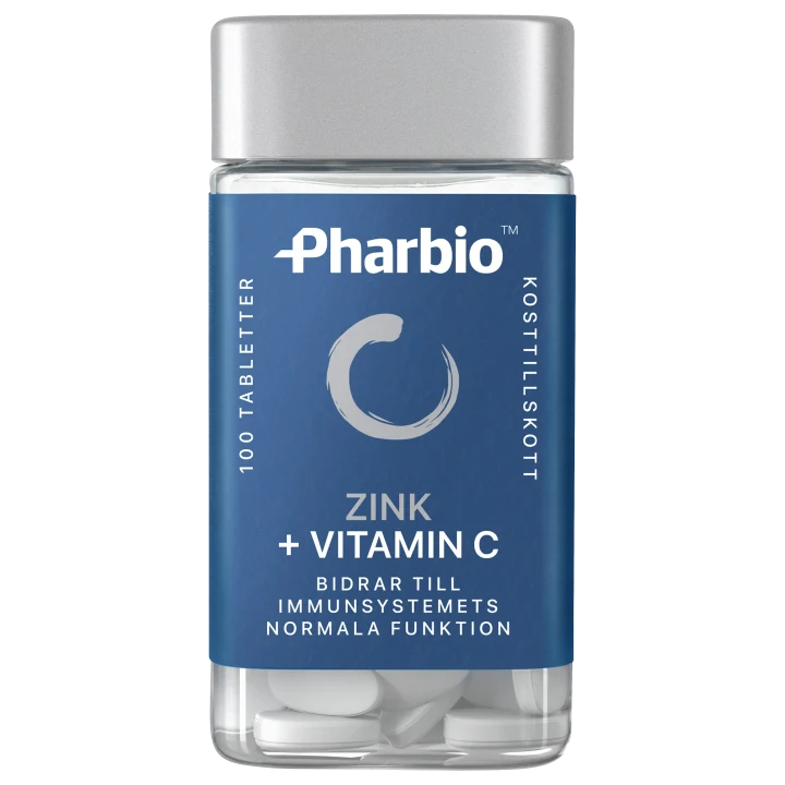 Pharbio Zink + Vitamin C 100 st Pharbio