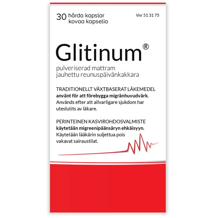 Glitinum Kapsel, hård Blister, 30 kapslar Glitinum