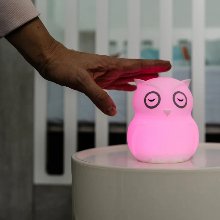 Bblüv Nattlampa Uggla med Touch och Fjärrstyrning Bbluv