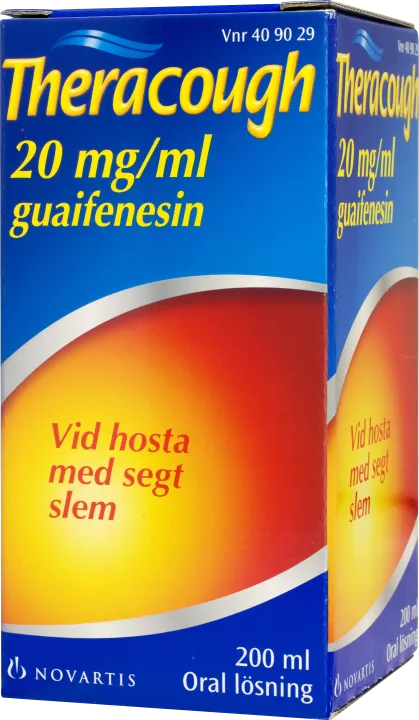 Theracough oral lösning 20 mg/ml 200 ml Theracough