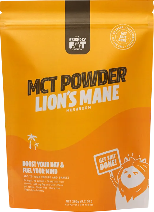 The Friendly Fat Company MCT-pulver Lion's Mane 260 g The friendly fat company