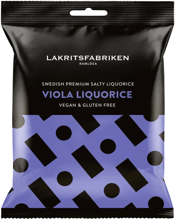 Lakritsfabriken Premium White Salty Viola 100 g Lakritsfabriken