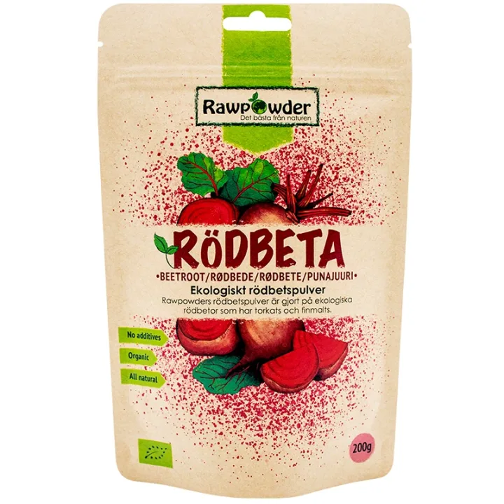 Rawpowder Rödbetspulver 200 g Rawpowder