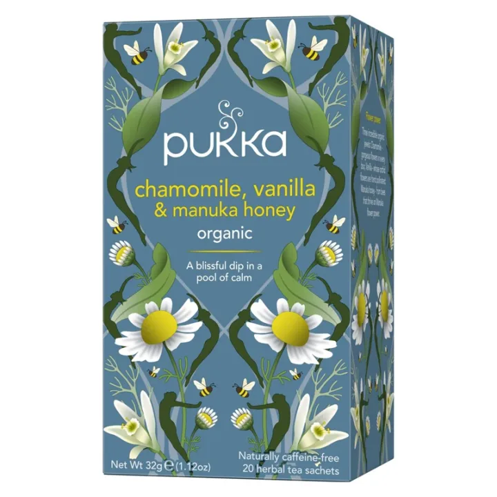 Pukka Örtte Chamomile, Vanilla & Manuka Honey 20-pack Pukka