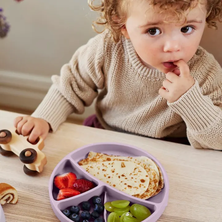 Everyday Baby Tallrik Silikon med Sugfunktion Light Lavender Everyday Baby