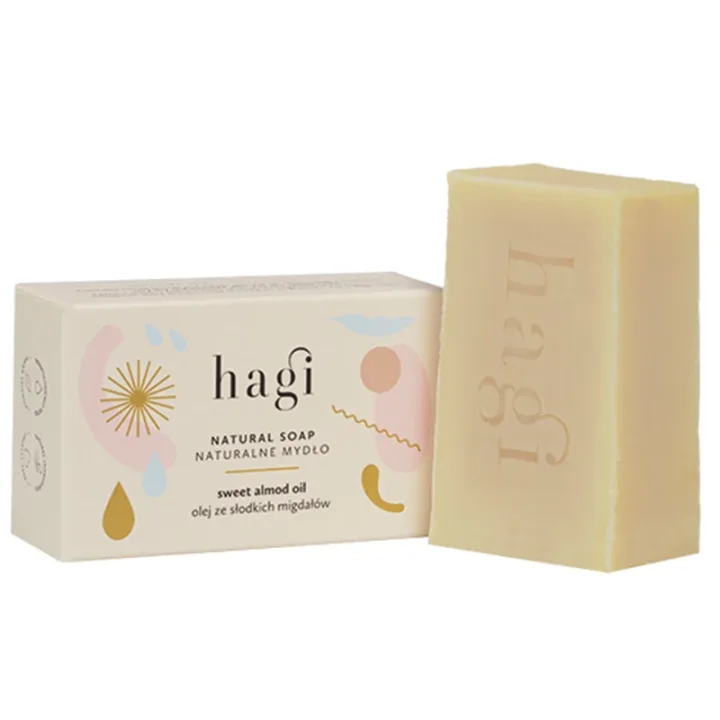 Hagi Natural Soap with Sweet Almond Oil 100 g Hagi