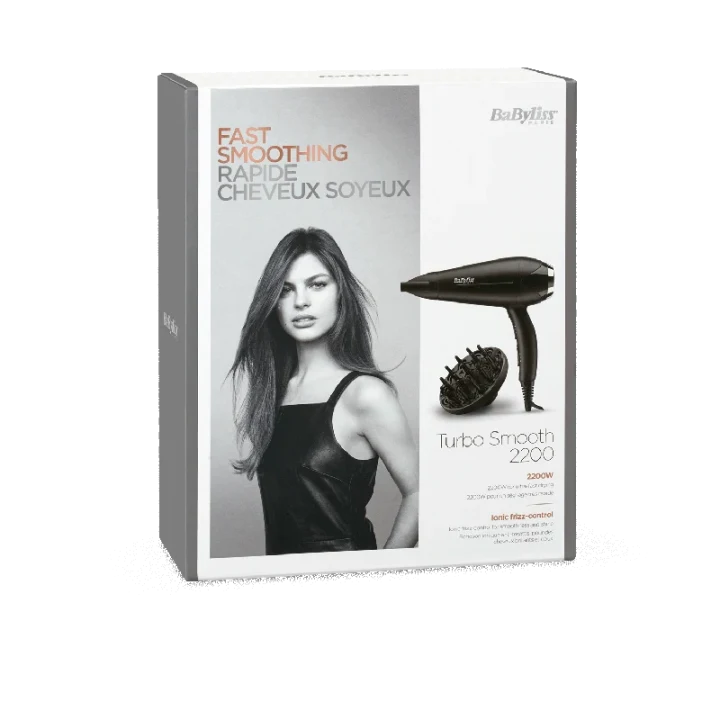 BaByliss Hårfön Turbo Smooth 2200 D572DE BaByliss