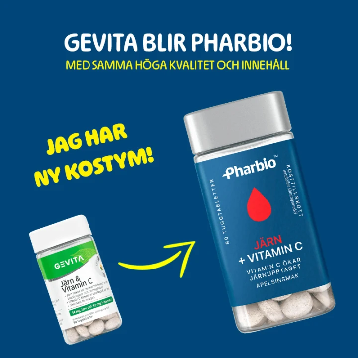 Pharbio Järn + Vitamin C 90 st Pharbio