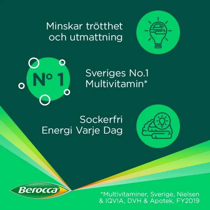 Berocca Energy Mango Brustablett 45 st Berocca