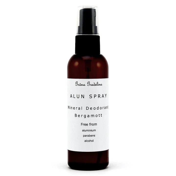 Gröna Gredelina Alunspray Saltdeo Bergamott 120 ml Gröna gredelina