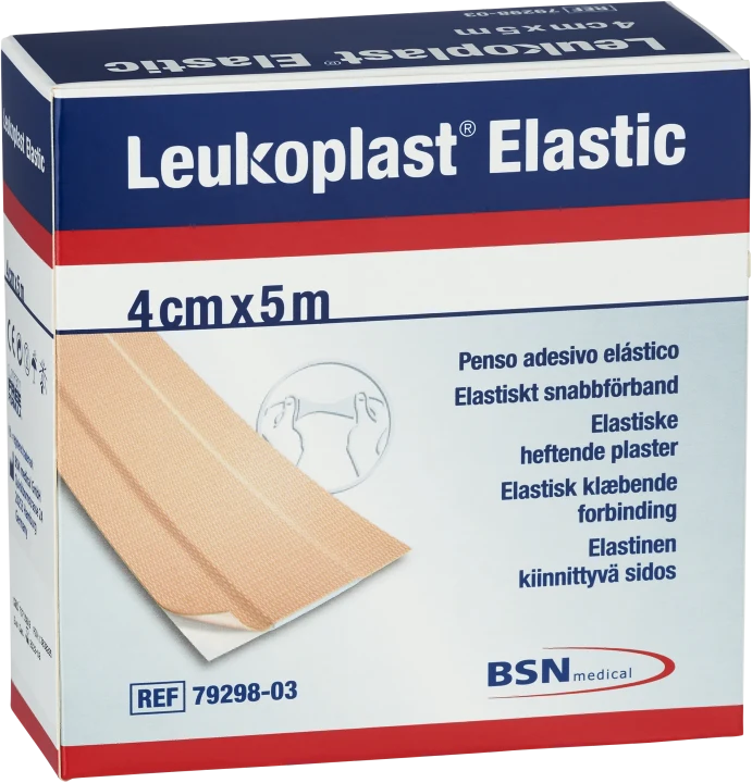 Leukoplast Elastic plåsterrulle 4 cm x 5 m Leukoplast