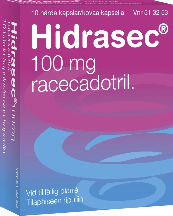 Hidrasec 100 mg 10 hårda kapslar Hidrasec
