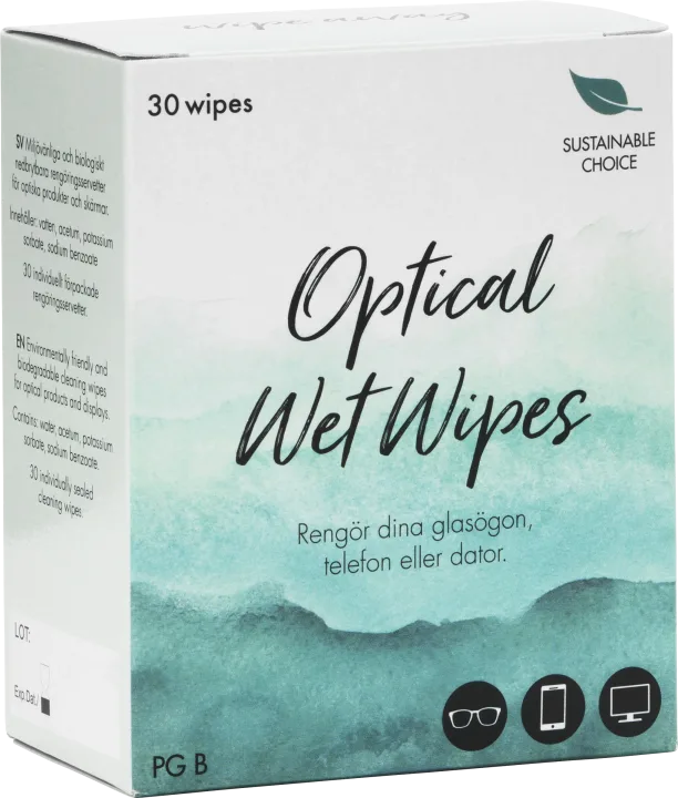 Haga Eyewear Optical Wet Wipes 30 st Haga Optik