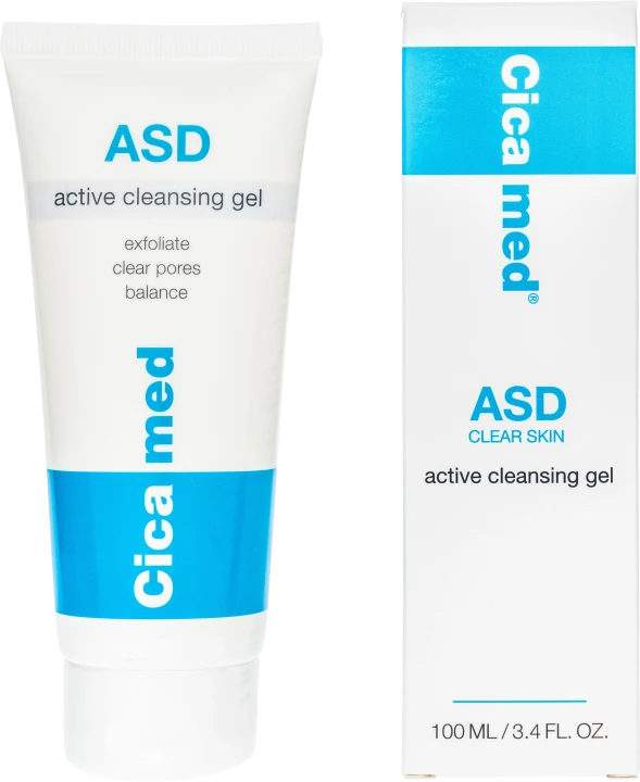 Cicamed Medical Science ASD Clear Skin Active Cleansing Gel 100 ml Cicamed