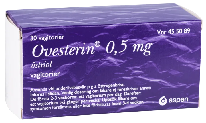 Ovesterin vagitorium 0,5 mg 30 st Ovesterin