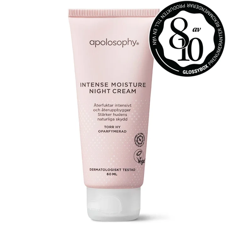 Apolosophy Face Intense Moisture Night Cream Oparfymerad 60 ml Apolosophy