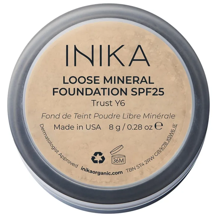 INIKA Loose Mineral Foundation SPF 25, 8 g Trust Inika Organic