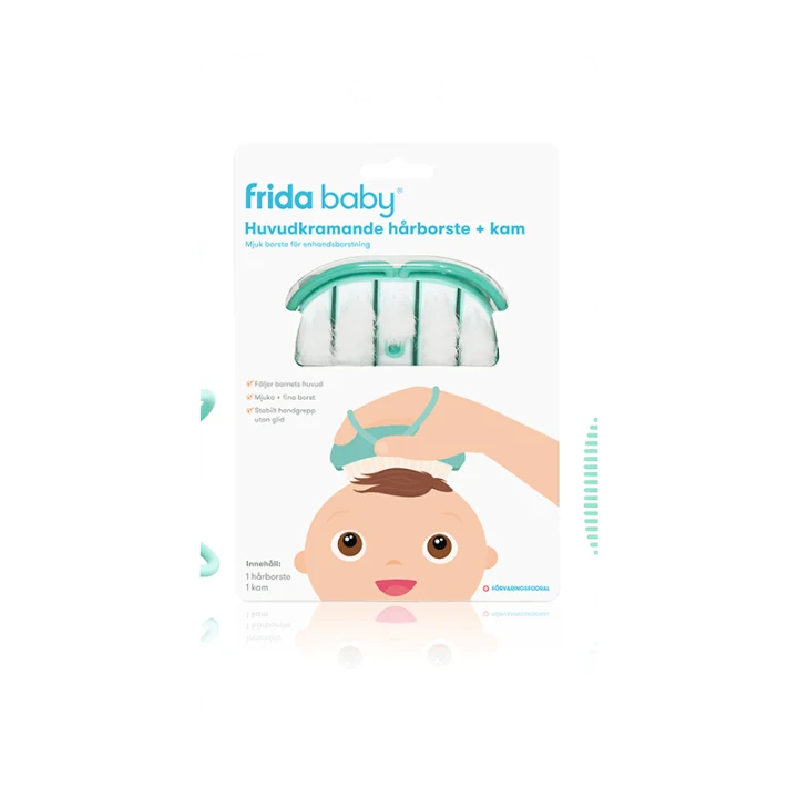 Frida Baby Huvudkramande Hårborste + Kam FridaBaby